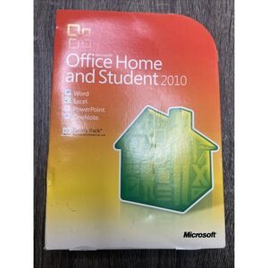 Microsoft Office Home and Student 2010 Family Pack w/ Case CD & Product Key!